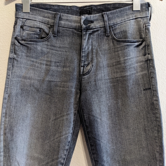 Mother The Looker Skinny Jeans In Grim Shadows Wash Size 28 Mid Rise 26" inseam - Picture 2 of 12